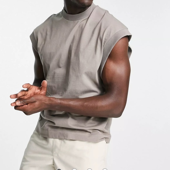 ASOS DESIGN relaxed tank top/muscle tee - Picture 2 of 6